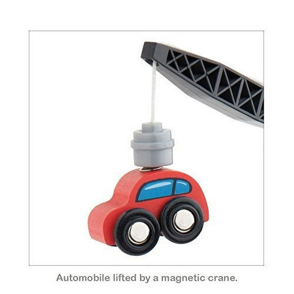 Orbrium Toys 5 Wagons de Marchandises pour Chemin de Fer en Bois S'Adapte au Moteur de Réservoir Chuggington Brio