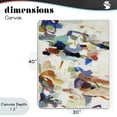 thumbnail image 4 of Stupell Industries Modern Flowing Stippled Brushstrokes Canvas Art, 30 x 40, by Lisa Ridgers, 4 of 8