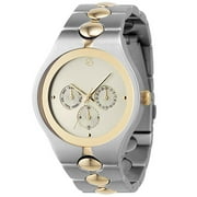 George Men's Stainless Steel Multi-Function Watch With Champagne Dial