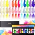 thumbnail image 1 of Esmalte de uñas ABAC Solid Gel, 24 colores, sin hema, con brocha Pro, 1 of 9