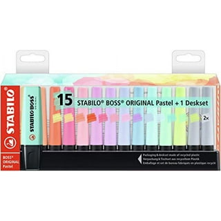 Surligneurs pastel Evidenziatori Fluo Pastel highlighter pen 12