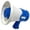 Blue, variant on 1PC Handheld Mini Megaphone Keychain Toy,Sound Noise Maker for Backpack Tags,Portable Loud Speaker Mini Megaphone Speaker Sound Cheerleading Horn for Party Favors