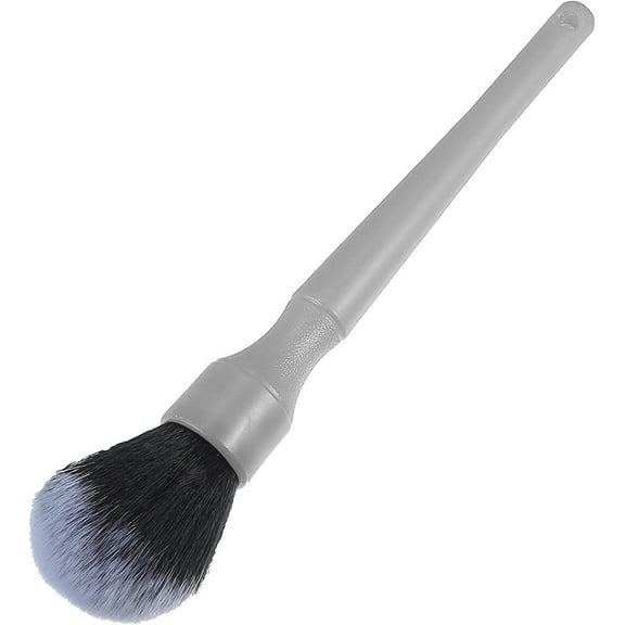 Car Detailing Brush Set Car Detailing Kit Ultra Soft Synthetic Bristles PBT No Scratch Detailing Cleaning Brush Interior Exterior Gray 23cm