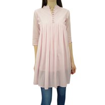 Phagun Flare Kurti Ethnic Cotton Tunic Summer Ladies Kurta Designer Blouse