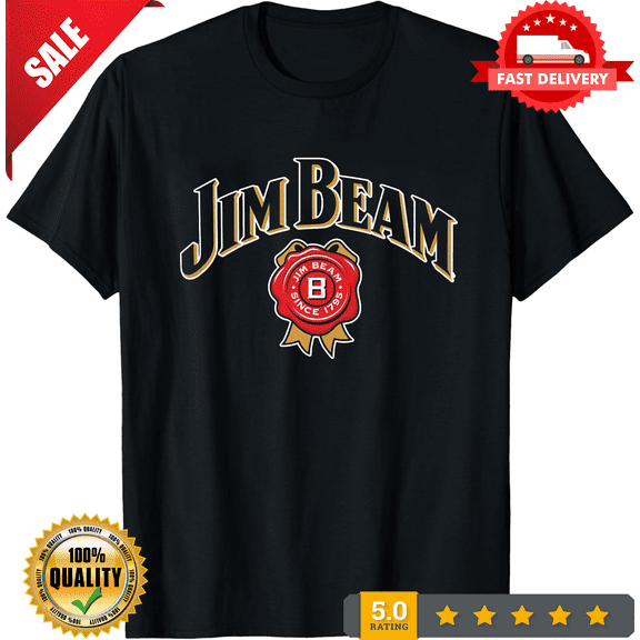 Jim Beam Logo Unisex T-Shirt, ULTRA LIMITED-TH68420