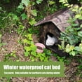 thumbnail image 3 of ZOUBAOQ Abri Extérieur pour Chat pour l'Hiver - Maison pour Chat Imperméable avec Thermalité, 3 of 8