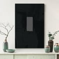 thumbnail image 3 of PixonSign Canvas Wall Art Black Geometric Color Field Gray Square Abstract Print Minimalism Contemporary Nordic Relax/Calm Decoration for Living Room, Bedroom, Office - 12"x18", 3 of 5