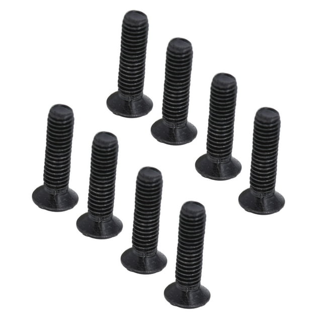 M3 Countersunk Screw, A2-70 50Pcs Cross Screws Assortment Kit Safe Installation Durable Corrosion Protection Black Galvanized for High Accuracy Machines M3x4,M3x5,M3x
