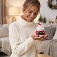 thumbnail image 4 of Christmas Snow Globe, Light Up Resin Glass Snowball Ornament, Holiday Desktop Decor Gift For Teens, 4 of 6