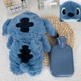 thumbnail image 2 of Hot Water Bottle Cute Plush Toy Stuffed Animal Hand Warmer,Portable Stitch Hot Water Bottle with Cute Stuffed Animal Cover Holidays Christmas Winter Gift, 2 of 9