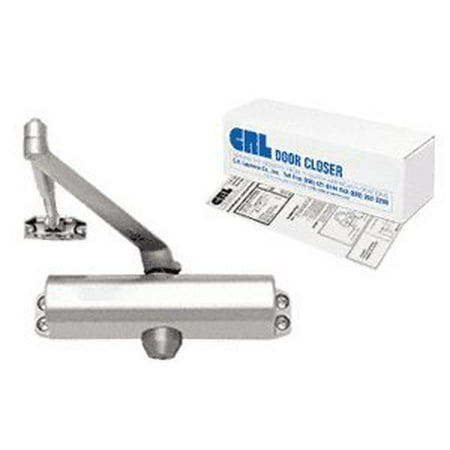 CRL DC54 Aluminum Finish Size 4 Surface Mount Door Closer, Engineered for Commercial and Residential Use By C.R.