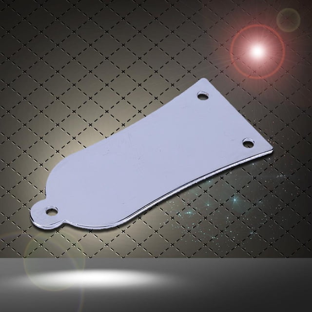 Concha De Guitarra Tmvgtek Cubierta De Barra De Armadura Estilo Campana De Metal De 3 Agujeros Para Bajo De Guitarra Eléctrica (Plata) Tmvgtek Para Estrenar