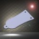 thumbnail image 1 of Concha de guitarra Truss Rod Cover Guitar 3 Holes Metal Bell Style para bajo eléctrico Silver JShteea El nuevo, 1 of 6