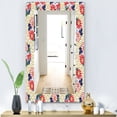 thumbnail image 3 of DESIGN ART Designart 'Japanese Floral Pattern' Bohemian and Eclectic Mirror - Vanity Printed Mirror 23.7 in. wide x 31.5 in. high, 3 of 5