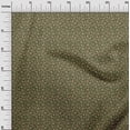 thumbnail image 3 of oneOone Cotton Poplin Olive Green Fabric Asian Japanese Floral Sewing Fabric By The Yard Printed Diy Clothing Sewing Supplies 56 Inch Wide, 3 of 4