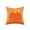 B002- Vermilion, variant on Fall Decorations for Home, Halloween Throw Pillow, Couch Cushion Cover, Cozy Fall Decor, 18X18 Inch Orange Embroidered Plush Pumpkin Leaf Pillow Cover, Decorative Square Pillow