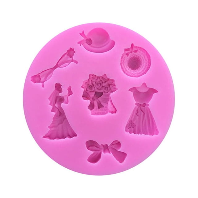 Toystoory Molde de pastel de silicona Hotel Dining Cafe Jelly Chocolate Pudding Mold Wedding Party Fondant Decoración Herramienta para hornear Herramientas y accesorios para hornear