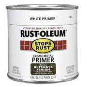 1/2 pt Rust-Oleum Brands 7780730 White Stops Rust Rusty Metal Primer