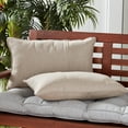 thumbnail image 2 of Sunbrella 21 x 14 in. Rectangle Outdoor Throw Pillow (2-Pack) - Cast Ash, 2 of 6