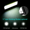 thumbnail image 3 of Small Flashlight 1000Lumens Keychain Flashlights USB Rechargeable Mini LED COB Flashlight with 3 Modes Portable Pocket Light with Folding Bracket Bottle Opener for Camping Walking, 3 of 9