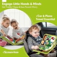 thumbnail image 4 of Children's Farm Animal Early Education Learning Board Fruit Tree Story Book Felt Busy Board, 4 of 5