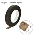 thumbnail image 2 of Uxcell 2 Roll 1/2"x30 Yard Floral Tape Flower Adhesives Floral Arrangement Kit Brown, 2 of 5
