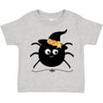 thumbnail image 3 of Inktastic Halloween Witch Spider Girls Toddler T-Shirt, 3 of 5