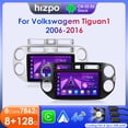 thumbnail image 2 of Radio Hizpo 8+128G Android para coche, reproductor multimedia con Carplay, 2 DIN, estéreo, para VW Volkswagen Tiguan 1 NF 2006 2008-2016, 2 of 5