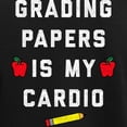 thumbnail image 3 of CafePress - Grading Papers Is My Cardio Women's Dark Pajamas - Women's Short Sleeve Print T-Shirt and Pants Dark Cotton Pajama Set, 3 of 7