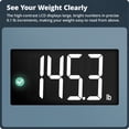 thumbnail image 6 of Greater Goods Digital AccuCheck Bathroom Scale, AAA Battery, 400 lbs (Stone Blue), 6 of 10
