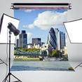 thumbnail image 3 of ABPHOTO Polyester 5x7ft London Tower Bridge Photography Background Blue Sky Backdrop European theme Photography Studio Backdrop Props Wall, 3 of 5