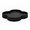 Black, variant on DBOZE Modern Clover-Shaped Decorative Tray, 7 Inch Vanity Organizer for Perfume, Jewelry, Candles and Coffee Table Decor, Sculptural Catchall Tray with Textured Edge, Black