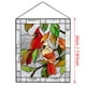 thumbnail image 3 of Colgante de pájaro manchado de especies de aves Colgante de pájaro de simulación Colgante de decoración de jardín de flores, 3 of 5