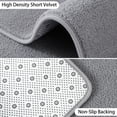 thumbnail image 4 of 2x3 Grey Area Rugs For Bedroom Living Room  Soft Modern Indoor Throw Low Pile Fluffy Small Rug Door Mat Washable Non Slip Entryway Carpet Home Decor, 4 of 6
