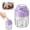 Purple 320ML, variant on Electric Mini Food Chopper,2026 New Mini Portable Veggie Chopper USB Charging Wireless Food Processor Upgrade Electric Minis Garlic Chopper Set(Blue 250ML)
