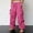 Hot Pink, variant on QSAWXQZ Mens Cargo Joggers Quick Dry Drawstring Elastic Waist Pockets Outdoor Athletic Streetwear Pants XL