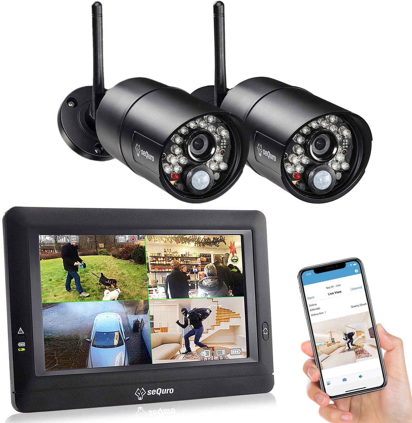 axGear Wireless Security Camera System 