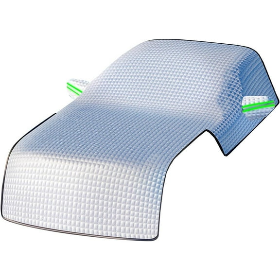 Heavy Duty Snow Car Cover 91"x98" inch， Windproof Waterproof Windshield Cover for Ice and Snow, All-Season Versatility Universal Fit SUV/Truck/Sedan