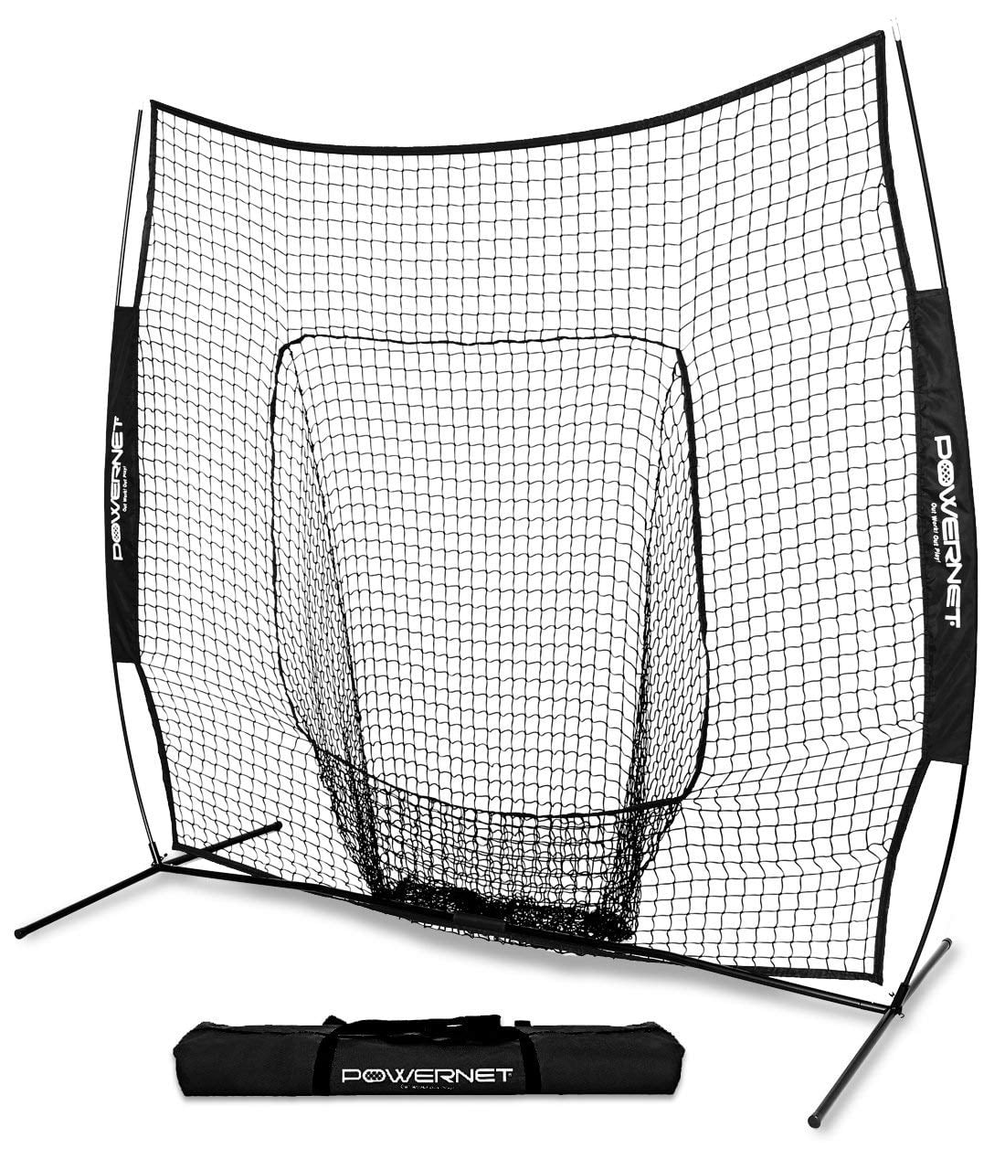 7x7 Baseball Softball Net Durable Construction Solo Batting Practice for Improved