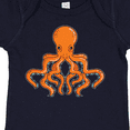 thumbnail image 4 of Inktastic Orange Octopus Boys or Girls Baby Bodysuit, 4 of 5