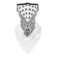 thumbnail image 2 of Meidiya Unisex Ear Loops Face Cover Neck Gaiter Breathable Ice Silk Bandana Scarf Dust UV Protection Breathable Neck Gaiter for Outdoors Sports, 2 of 8
