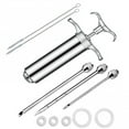 thumbnail image 3 of 1/2/3PCS Stainless Steel Turkey Seasoning Needle Spice Syringe BBQ Meat Flavor Injector Cooking Tools Sauce Marinade Syringe, 3 of 5