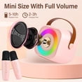 thumbnail image 2 of Máquina de karaoke MijiTrio para niños con micrófono Bluetooth, 2 of 7