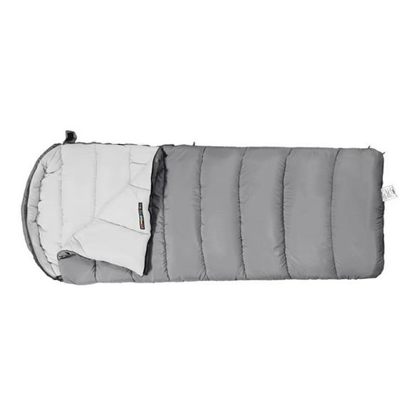 Sac de Couchage pour Deux Personnes Résistant au Froid à 0 Degrés avec Fermetures Éclair Gauche Droite, Coton Gainant, Tissu Chunya 210T, Respirant et Doux &, pour le Camping, Utilisation Séparée pour