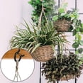 thumbnail image 4 of Labymos 10 PCS Self Tapping Screw Hooks Ceiling Cup Hook with Safety Buckle Plant Hanger, 4 of 8