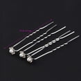 thumbnail image 4 of 40 Pcs Wedding Bridal Pearl Rhinestone Crystal Flower Hair Pins Clips, Faux White Pearl Rhinestone Crystal Hair Styling U Pins, Wedding Hair Pins Jewelry Accessories for Women and Girls, 4 of 5
