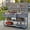 Corner Set-Gray, variant on Outdoor Kitchen Storage Cart with Faucet & Sink, Rolling Kitchen Island with Bottle Opener, Garden Potting Bench with Raised Shelf