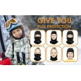 thumbnail image 5 of REDESS Balaclava Face Mask for Kid Warm Fleece Windproof Ski Mask for Boy and Girl,Black 2 Pack, 5 of 7