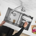 thumbnail image 2 of Stylish 16 3/4" Over Sink Stainless Steel Dish Organizer in Graphite Black, 2 of 10