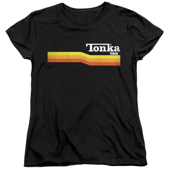 Tonka Tonka Stripe S/S Women's T-Shirt Black